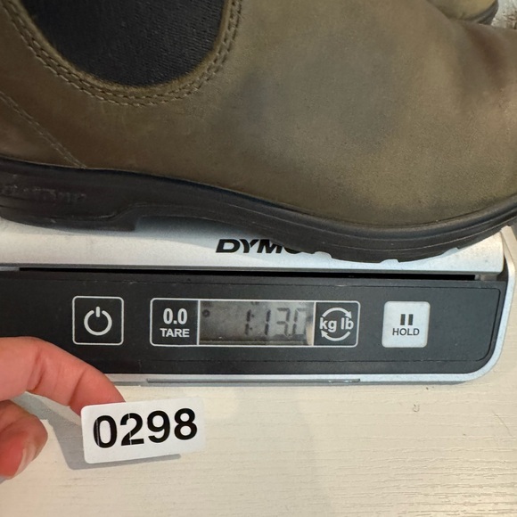 Blundstone 585 Chelsea Boots Women Size 7.5 US Olive Distressed Leather Utility - Picture 11 of 11